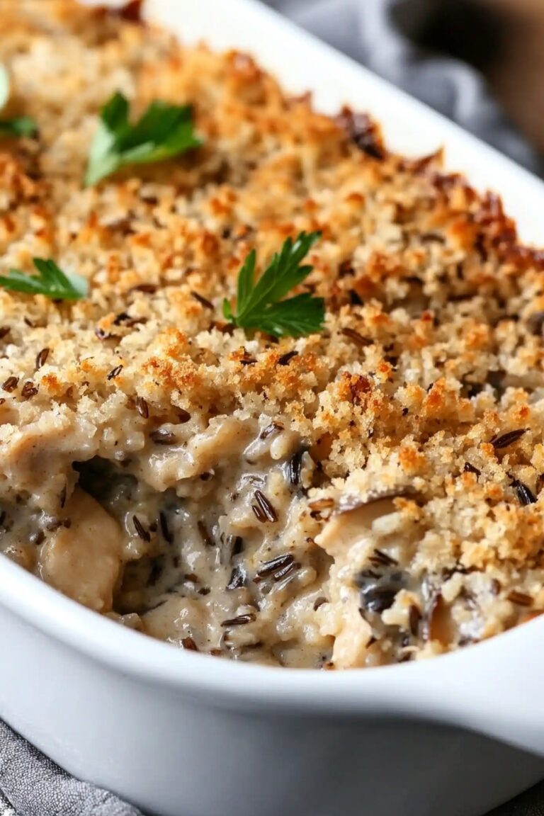Chicken Wild Rice Casserole Recipe
