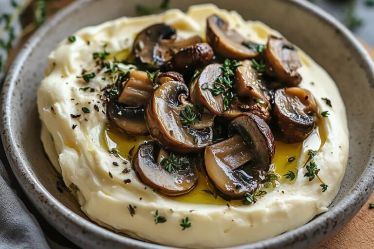 Whipped Camembert Butter With Mushrooms Recipe