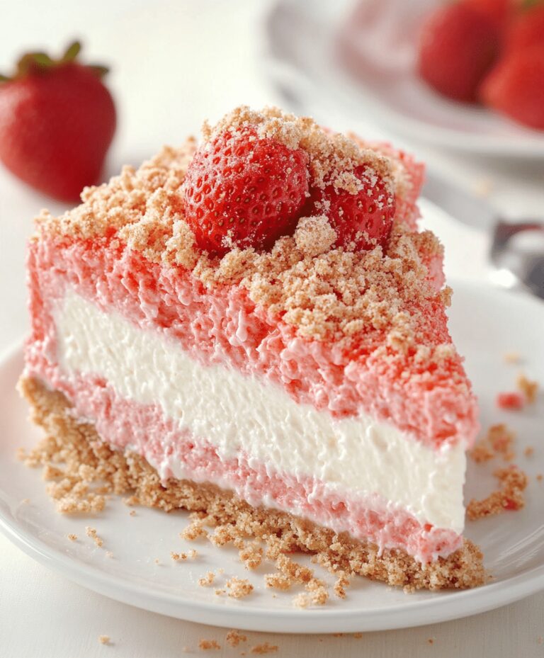 Strawberry Crunch Cheesecake Recipe