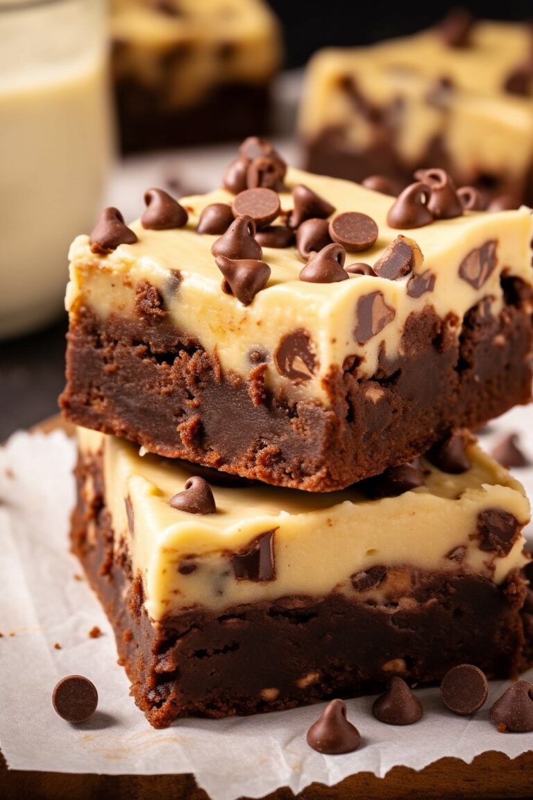 Chocolate Chip Cookie Dough Brownies Recipe