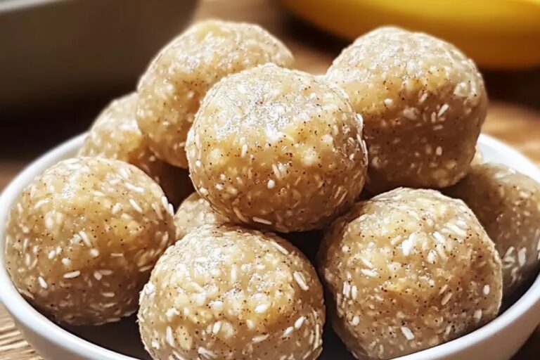 No-Bake Banana Cinnamon Energy Bites Recipe