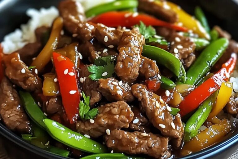Sesame Ginger Beef Stir-Fry Bowl Recipe