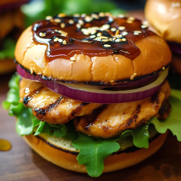 Teriyaki Chicken Burger Recipe