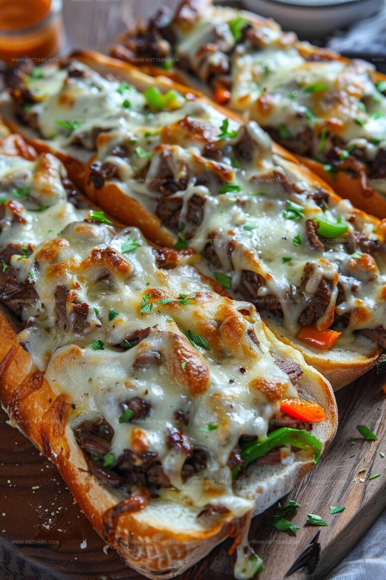 Philly Cheesesteak Cheesy Bread Recipe