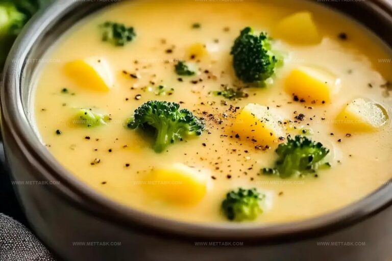 Cheddar Broccoli Potato Soup Recipe
