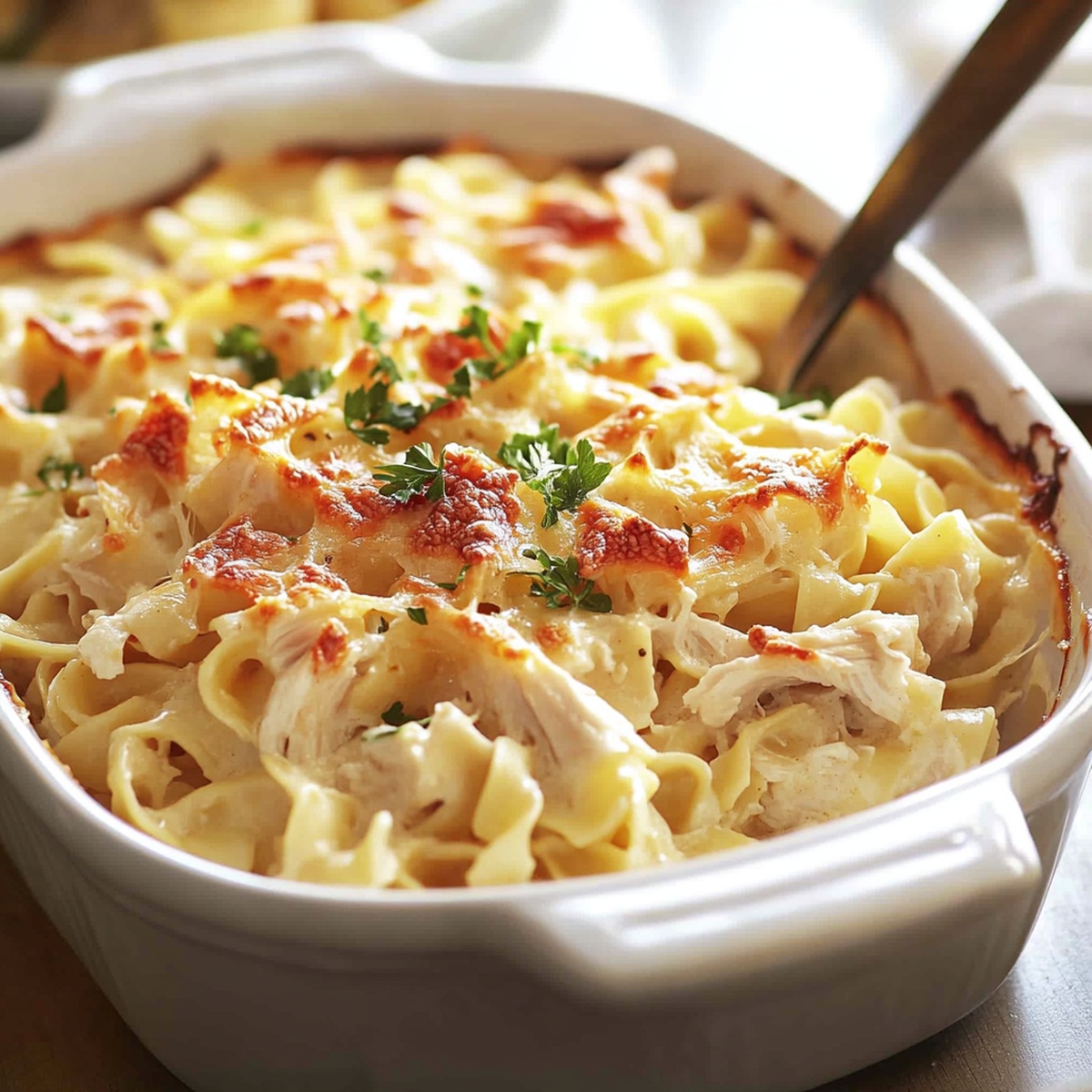 Easy Chicken Noodle Casserole Recipe