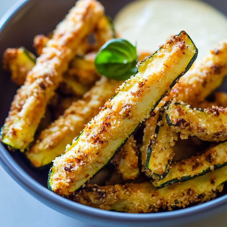 Low Calorie Air Fryer Zucchini Fries Recipe