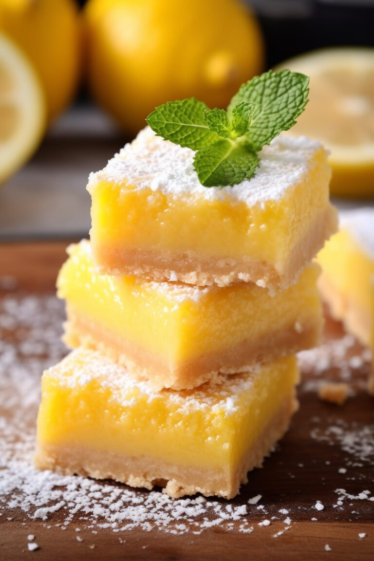 Creamy Lemon Squares Recipe