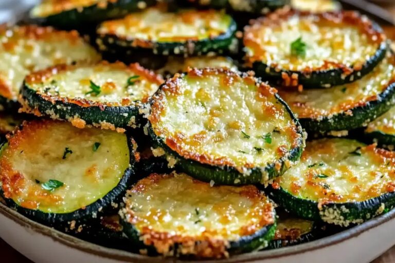 Crispy Parmesan Zucchini Rounds Recipe