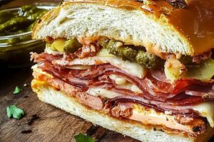 Giant Muffaletta Italian Sandwich Recipe