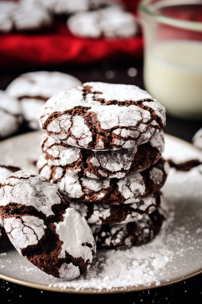 Chocolate Crinkle Cookies Recipe