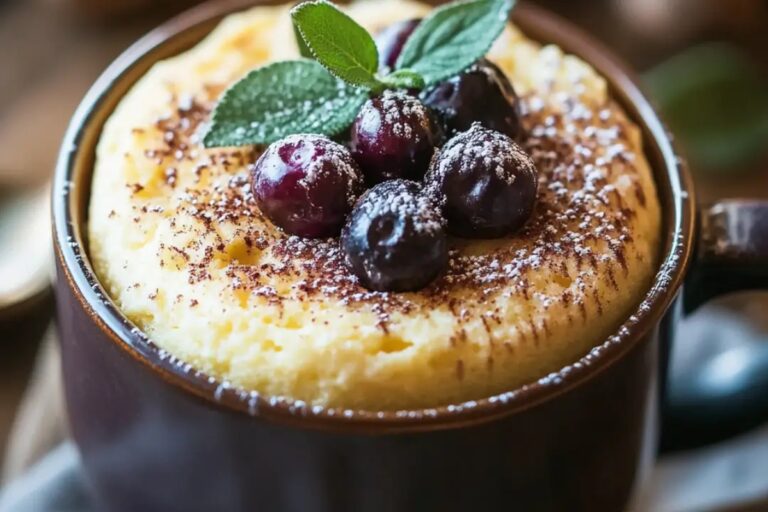 The Easy Cottage Cheese Mug Cake Recipe