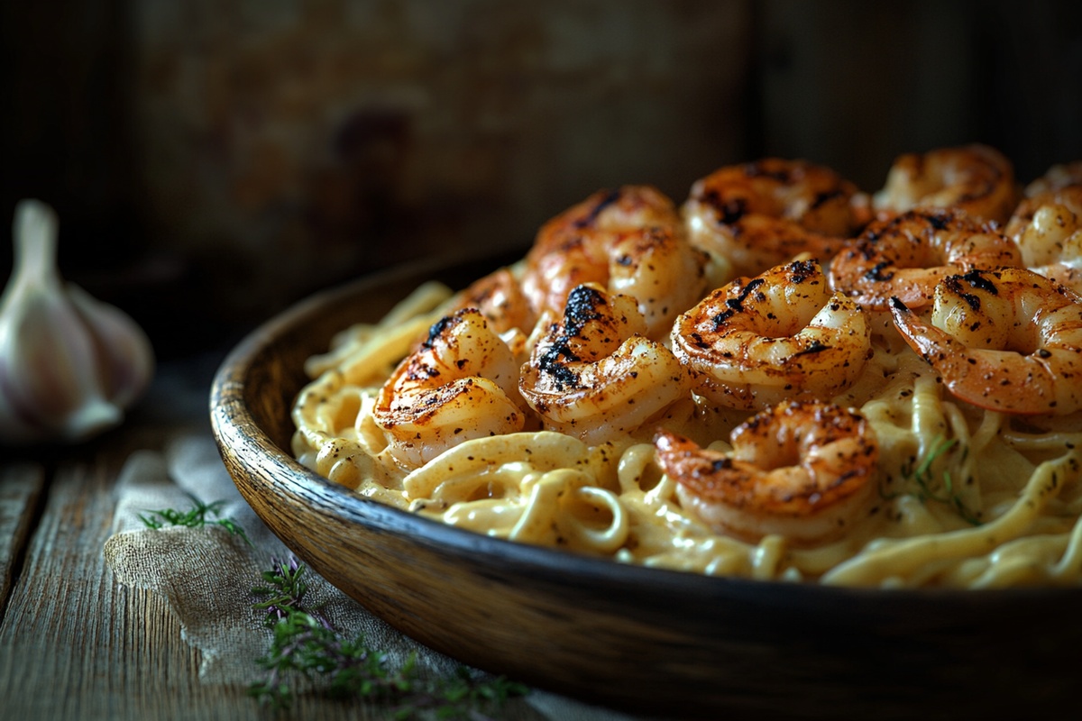 Creamy Cajun Shrimp And Chicken Pasta Recipe