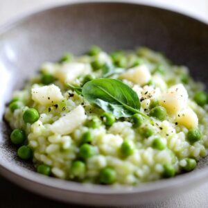 Fresh Pea Risotto Recipe
