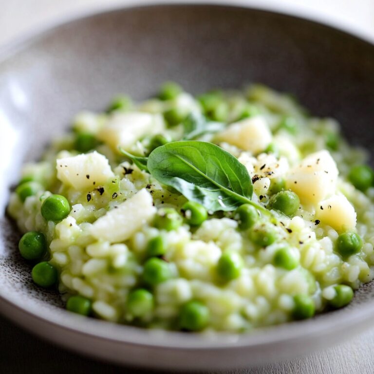 Fresh Pea Risotto Recipe