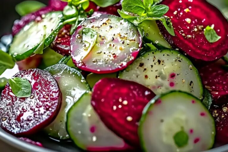 Crisp Cucumber And Beetroot Salad Recipe