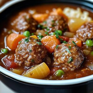 Hearty Meatball Stew Recipe