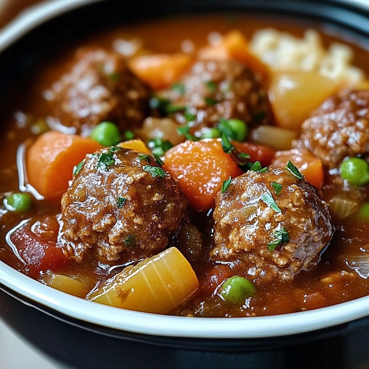 Hearty Meatball Stew Recipe