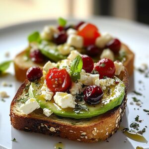 Avocado Feta Toast Recipe