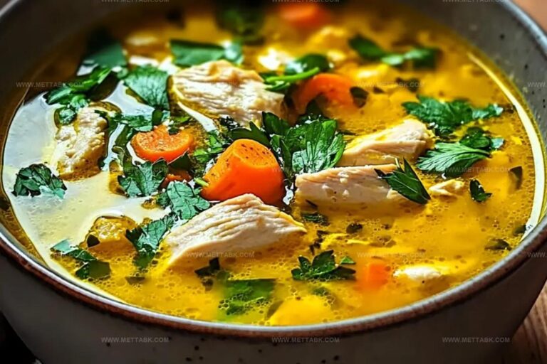 Anti-Inflammatory Turmeric Chicken Soup Recipe