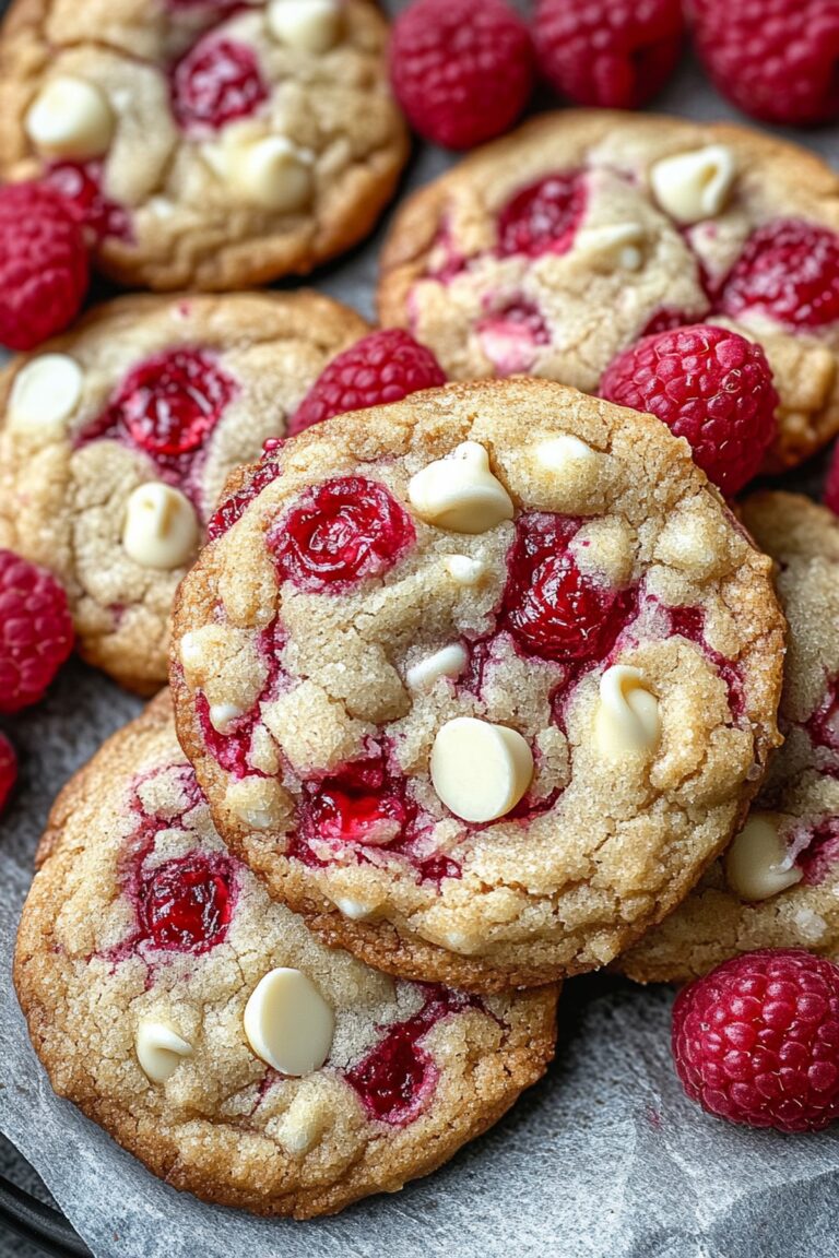 Raspberry And White Chocolate Chips Cookie Recipe