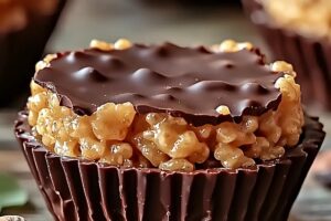 Irresistible Chocolate Peanut Butter Rice Krispie Cups Recipe