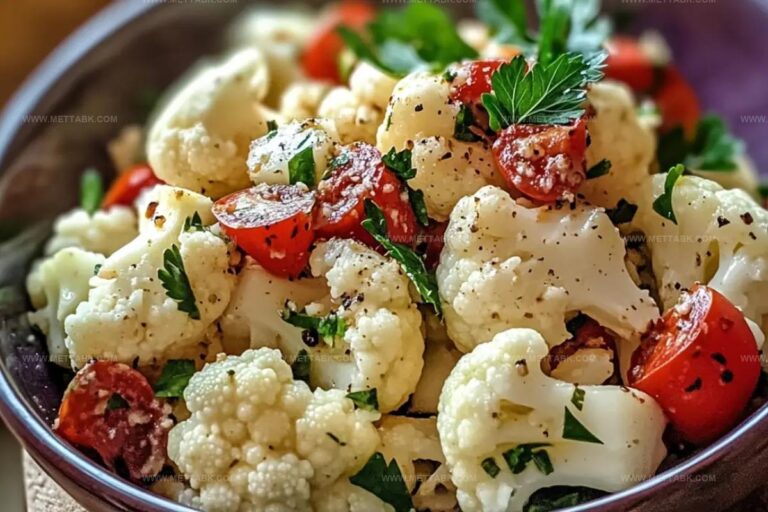 Sicilian Cauliflower Salad Recipe