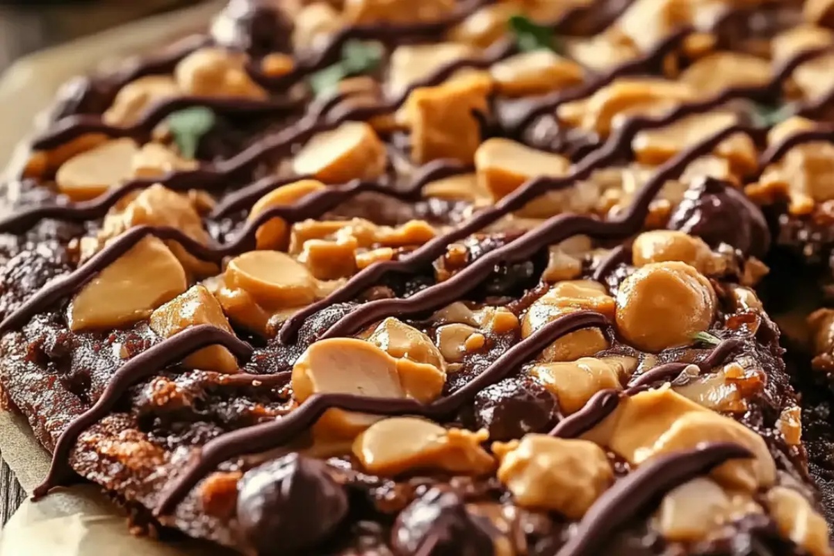 Brownie Peanut Butter Pizza Recipe