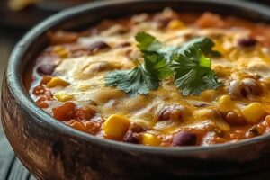 Cheesy Enchilada Chili Recipe