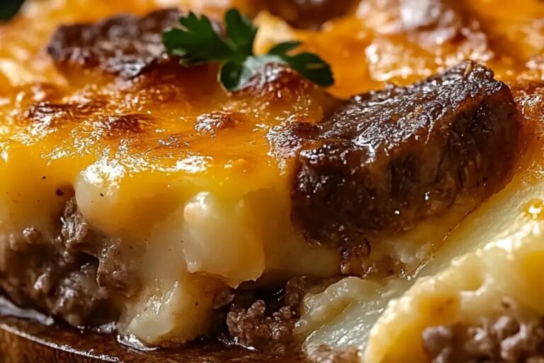 Smothered Beef Chop Scalloped Potato Casserole Recipe