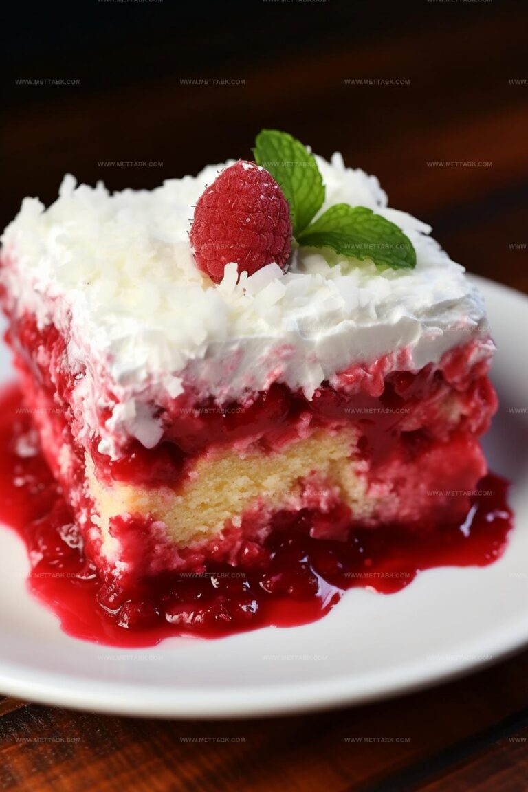 Raspberry Zinger Poke Cake Recipe