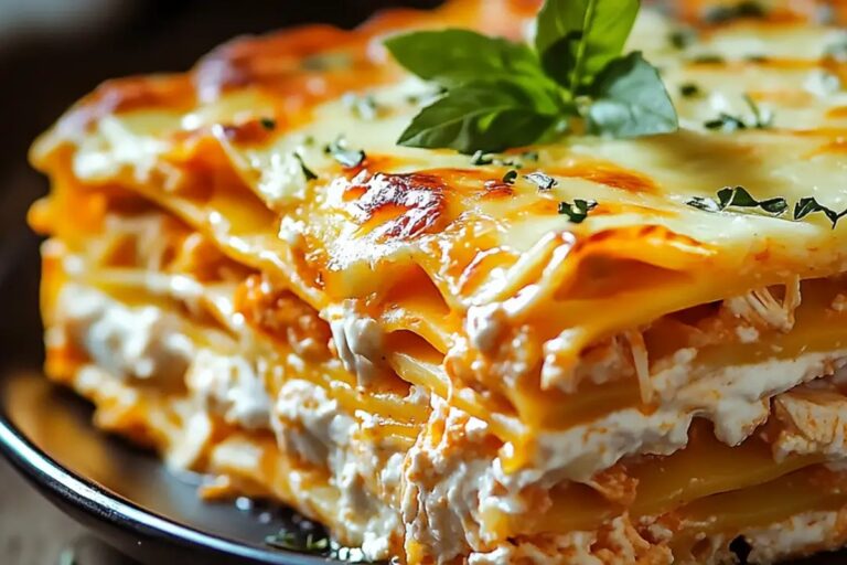 Buffalo Chicken Lasagna With A Ranch Twist Recipe