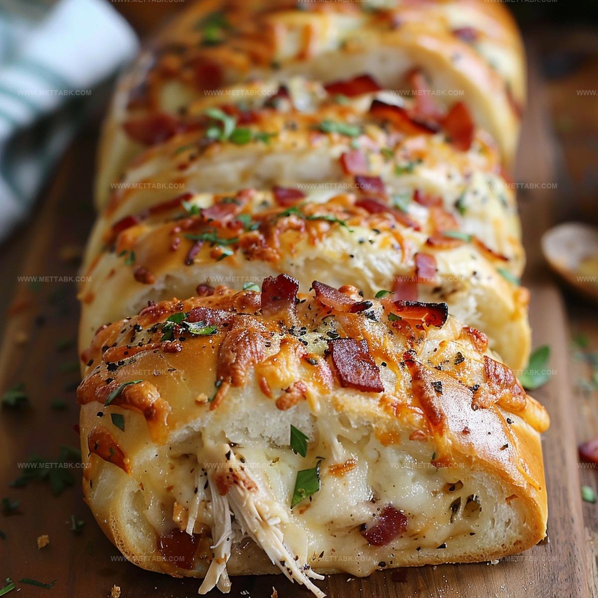 Chicken Bacon Ranch Stromboli Recipe