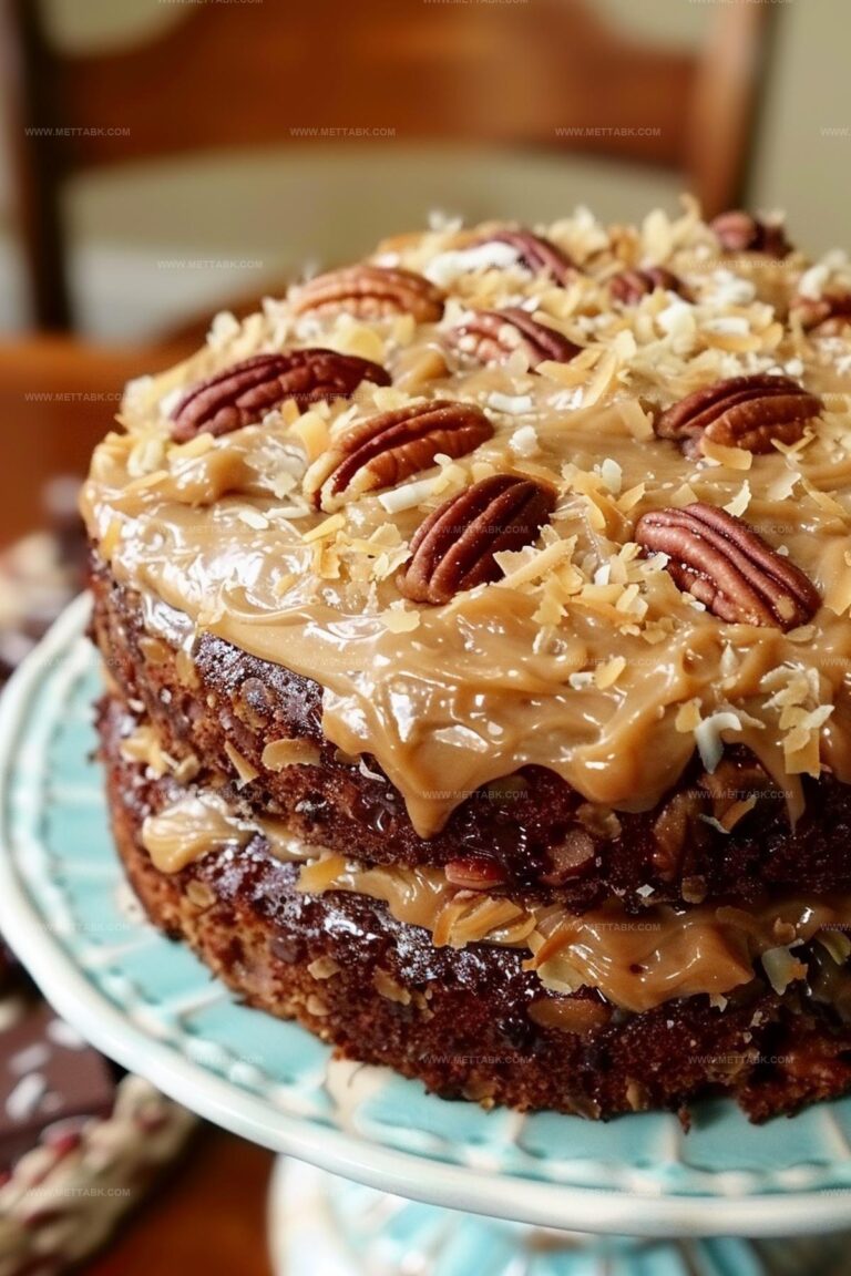 Homemade Traditional German Chocolate Cake Recipe