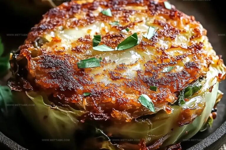 Oven-Baked Cabbage Burgers Recipe