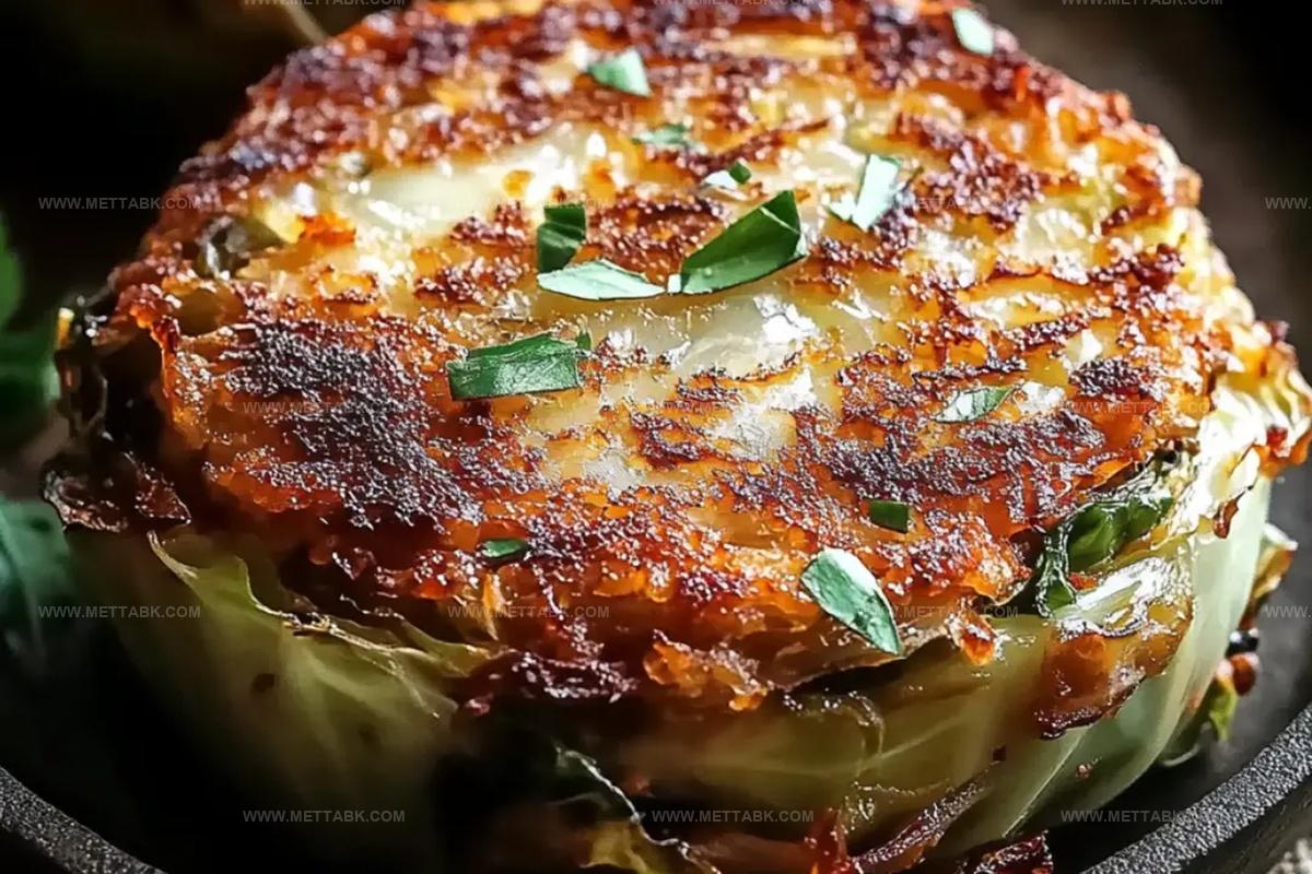 Oven-Baked Cabbage Burgers Recipe