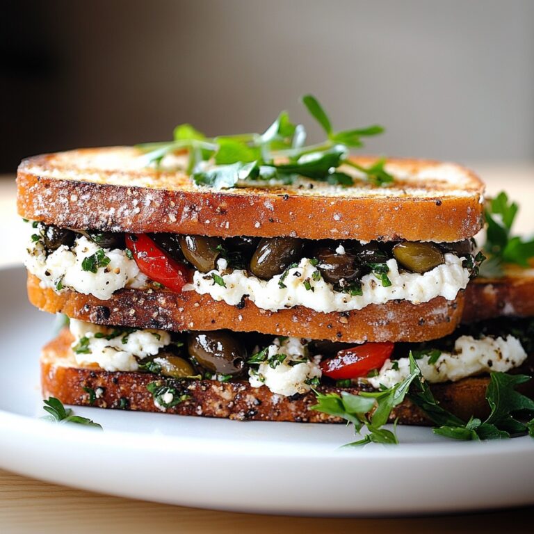 Olive Tapenade & Goat Cheese Sandwich Recipe