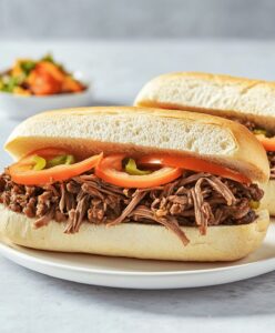 Slow Cooker Italian Beef Sandwiches Recipe