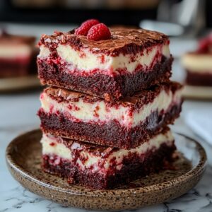 Red Velvet Cheesecake Brownies Recipe
