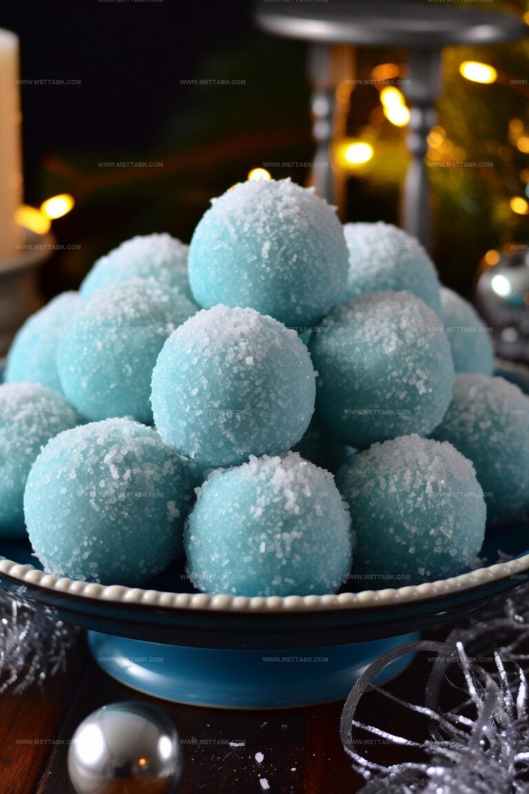Blue Christmas Truffles Recipe