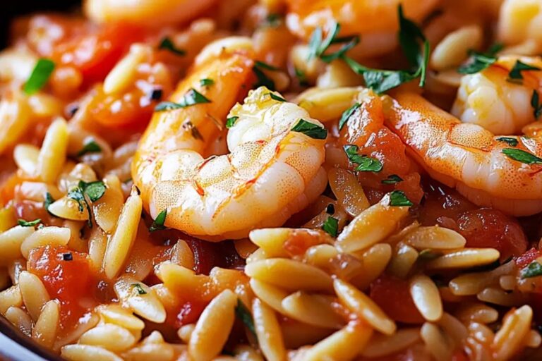 Instant Pot Tomato And Shrimp Orzo Recipe