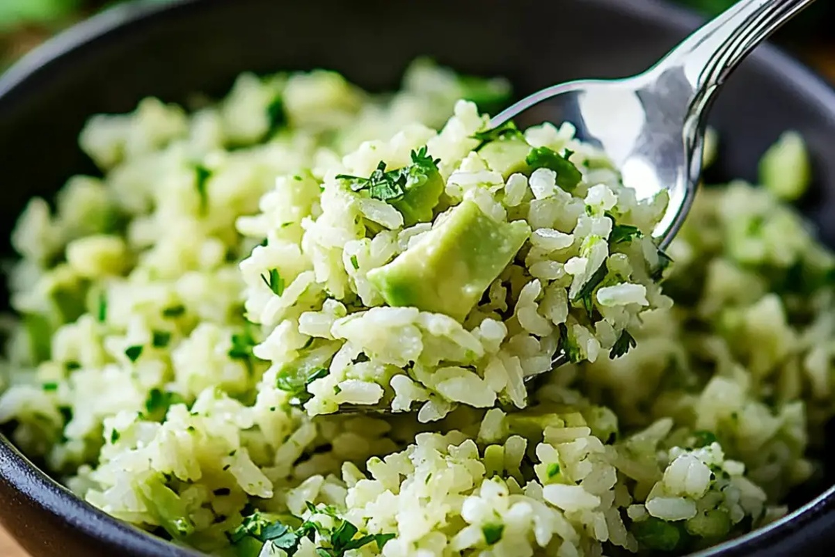 Avocado Cilantro Lime Rice Recipe