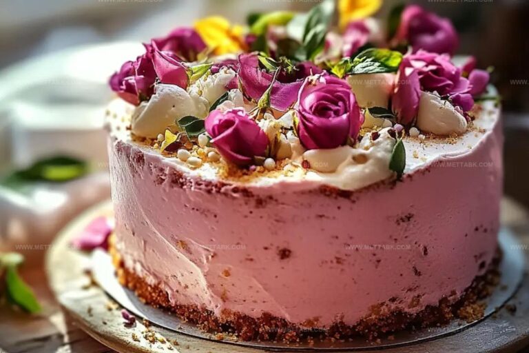 Rose Milk Cake Recipe