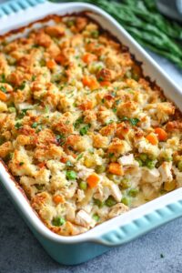 Easy Chicken Stuffing Casserole Recipe