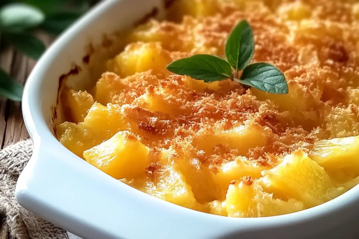 Southern Pineapple Casserole Recipe