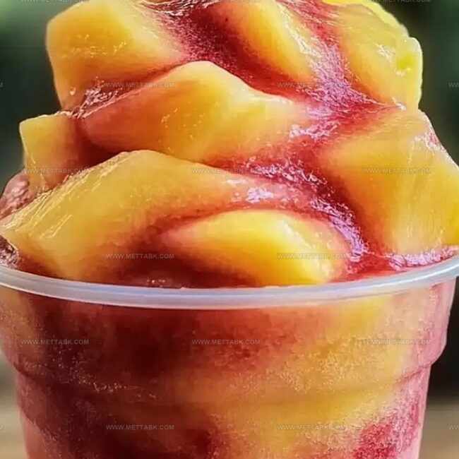 What Makes Pineapple Strawberry Swirled Slushies So Good