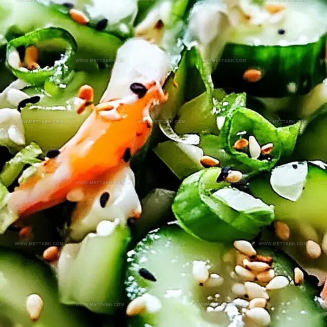 California Roll-Inspired Cucumber Salad Recipe