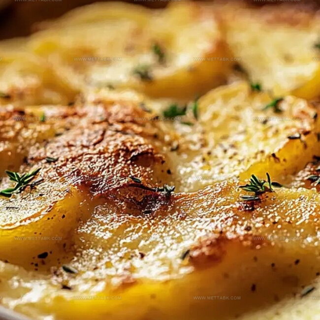 Potatoes au Gratin With Rich Cheesy Flavor