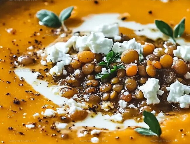 Variations on Carrot Lentil Soup with Feta