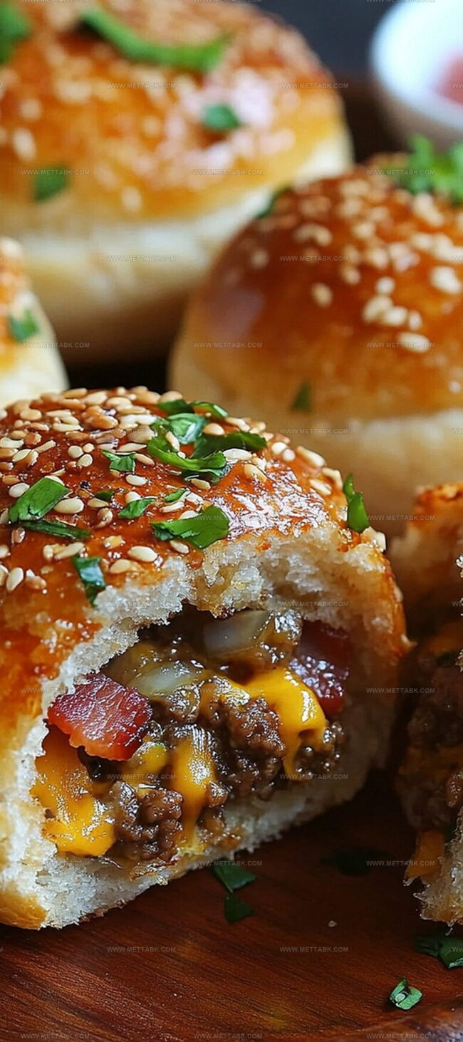 Ingredients for Bacon Cheeseburger Bombs